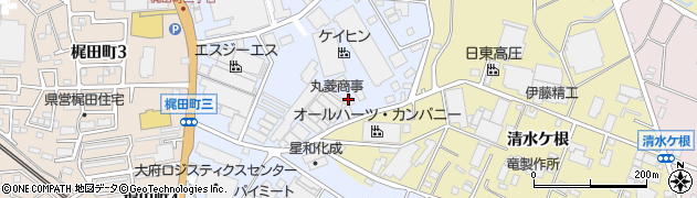 丸菱商事株式会社　大府営業所周辺の地図