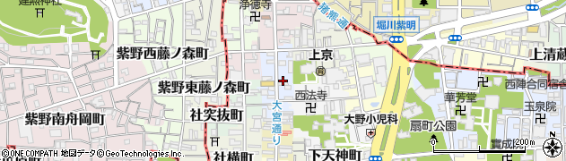 京都府京都市上京区筋違橋町561周辺の地図