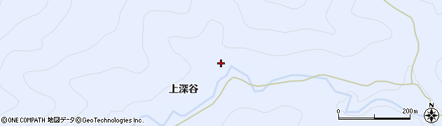 愛知県北設楽郡東栄町三輪上深谷8周辺の地図
