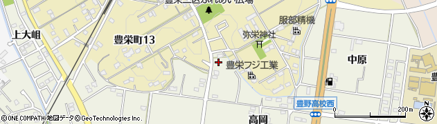 愛知県豊田市鴛鴨町高岡165周辺の地図