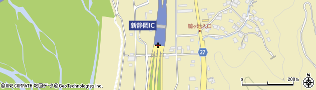 新静岡ＩＣ周辺の地図