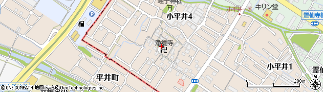 小平井会館周辺の地図