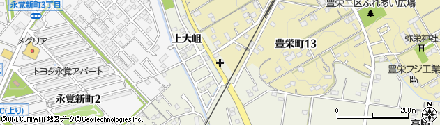 愛知県豊田市鴛鴨町下大岨周辺の地図