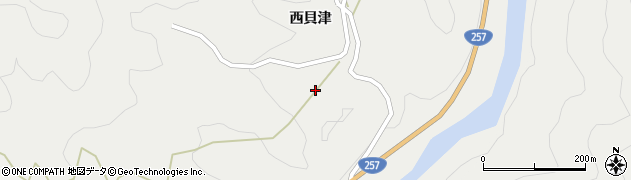 愛知県新城市愛郷（中屋敷）周辺の地図