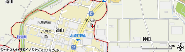 愛知県大府市北崎町大清水3周辺の地図