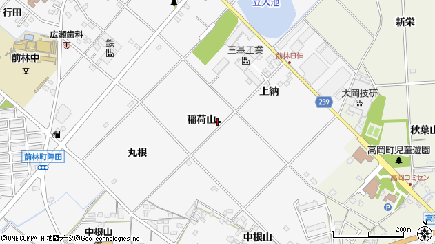 〒473-0934 愛知県豊田市前林町の地図