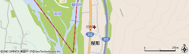 兵庫県神崎郡市川町屋形1006周辺の地図