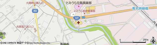 道の駅とみうら・枇杷倶楽部周辺の地図