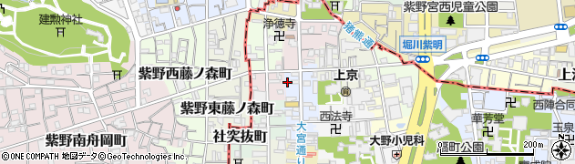 京都府京都市上京区筋違橋町575周辺の地図