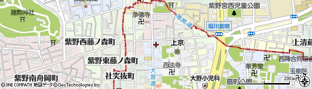 京都府京都市上京区筋違橋町576周辺の地図