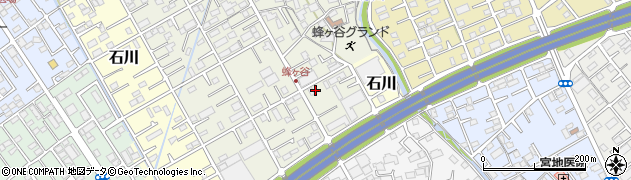 静岡県静岡市清水区蜂ヶ谷97周辺の地図