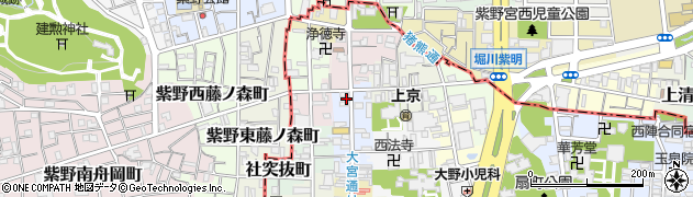 京都府京都市上京区筋違橋町577周辺の地図