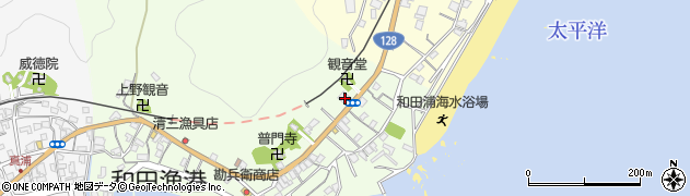 千葉銀行和田支店周辺の地図