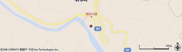 香恋の館周辺の地図