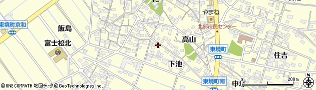 愛知県刈谷市東境町児山373周辺の地図