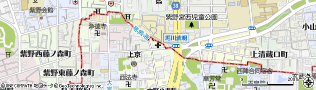京都府京都市上京区瑞光院前町周辺の地図