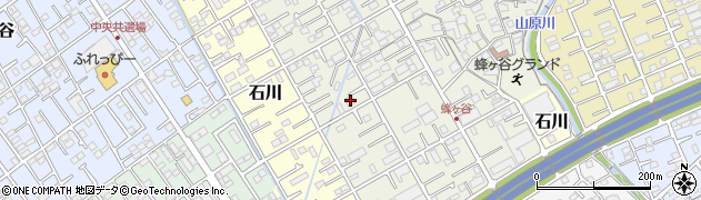 静岡県静岡市清水区蜂ヶ谷207周辺の地図