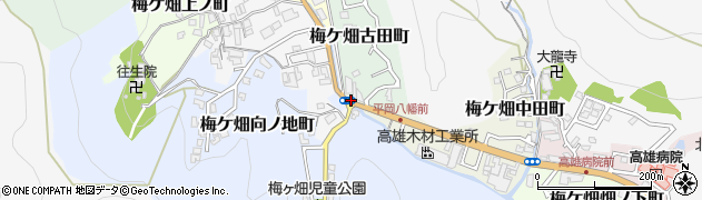 平岡八幡周辺の地図