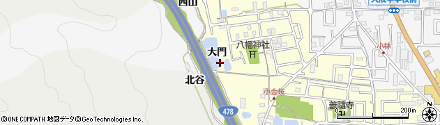 京都府亀岡市大井町小金岐（大門）周辺の地図