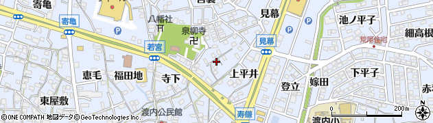 愛知県東海市荒尾町（寺東）周辺の地図