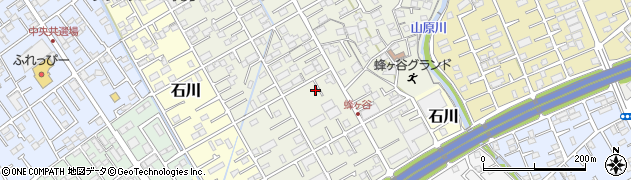 静岡県静岡市清水区蜂ヶ谷146周辺の地図