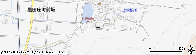 兵庫県西脇市黒田庄町前坂352周辺の地図