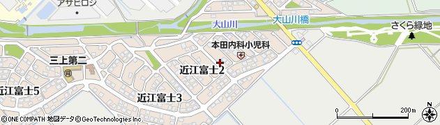滋賀県野洲市近江富士2丁目周辺の地図