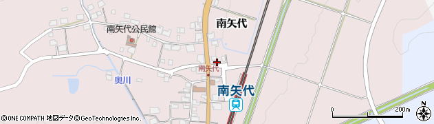 兵庫県丹波篠山市南矢代175周辺の地図