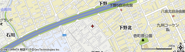 静岡県静岡市清水区下野中18周辺の地図