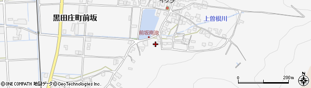 兵庫県西脇市黒田庄町前坂343周辺の地図