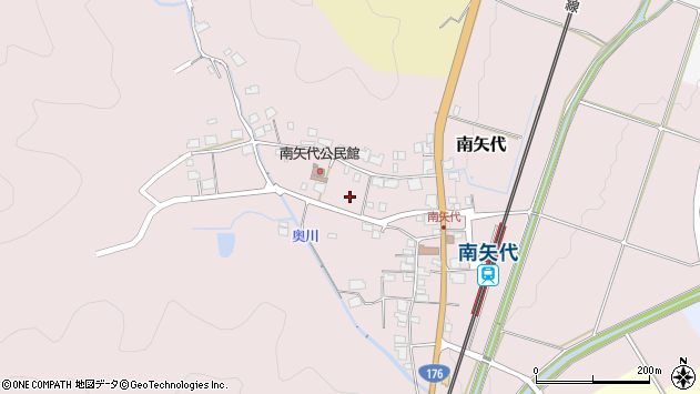〒669-2102 兵庫県丹波篠山市南矢代の地図