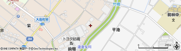 愛知県豊田市大島町旭102周辺の地図
