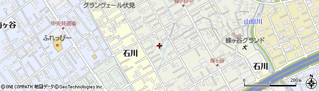 静岡県静岡市清水区蜂ヶ谷214周辺の地図
