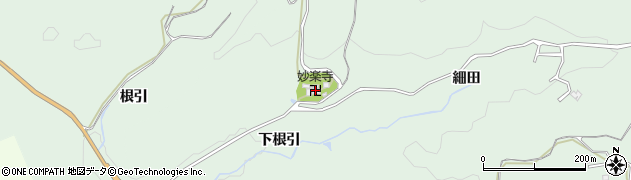 妙楽寺ペット霊園部本山周辺の地図