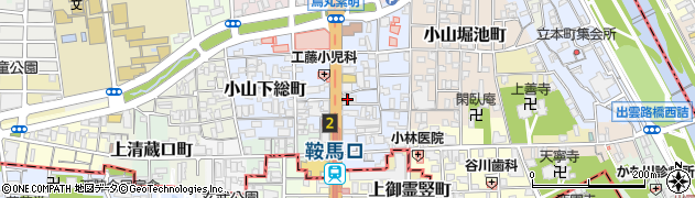 京都信用金庫鞍馬口支店周辺の地図