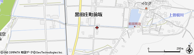 兵庫県西脇市黒田庄町前坂1306周辺の地図