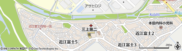 滋賀県野洲市近江富士4丁目周辺の地図