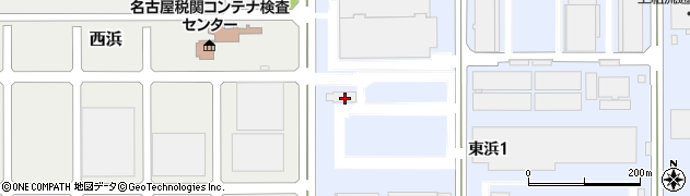 名港海運株式会社　東浜コンテナセンター周辺の地図