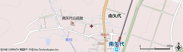 兵庫県丹波篠山市南矢代779周辺の地図