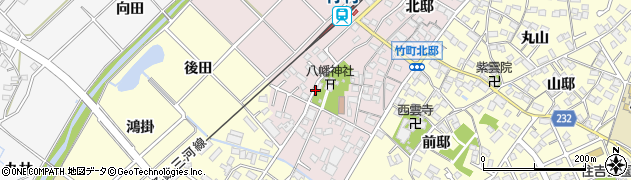 愛知県豊田市竹町宮下周辺の地図