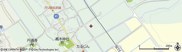 滋賀県東近江市蒲生岡本町周辺の地図