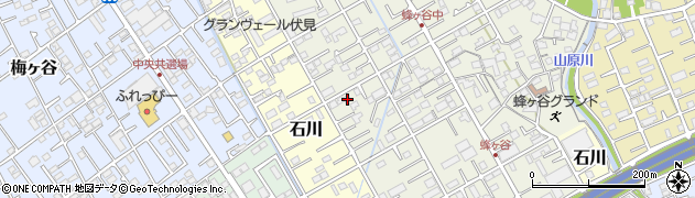 静岡県静岡市清水区蜂ヶ谷220周辺の地図