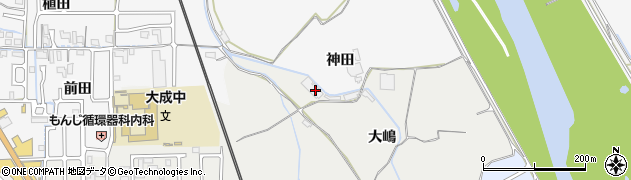 京都府亀岡市大井町土田大嶋周辺の地図