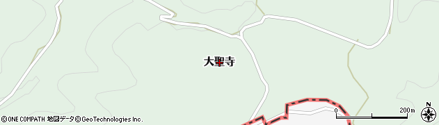 岡山県美作市大聖寺周辺の地図