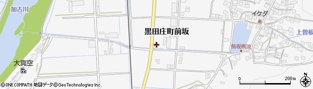 兵庫県西脇市黒田庄町前坂1271周辺の地図