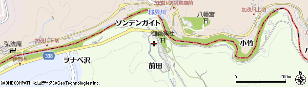 愛知県岡崎市川向町周辺の地図