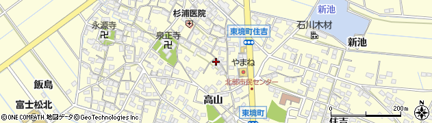 愛知県刈谷市東境町児山70周辺の地図