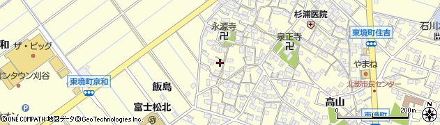 愛知県刈谷市東境町児山272周辺の地図