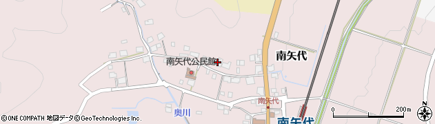 兵庫県丹波篠山市南矢代827周辺の地図