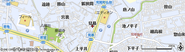 愛知県東海市荒尾町（見幕）周辺の地図